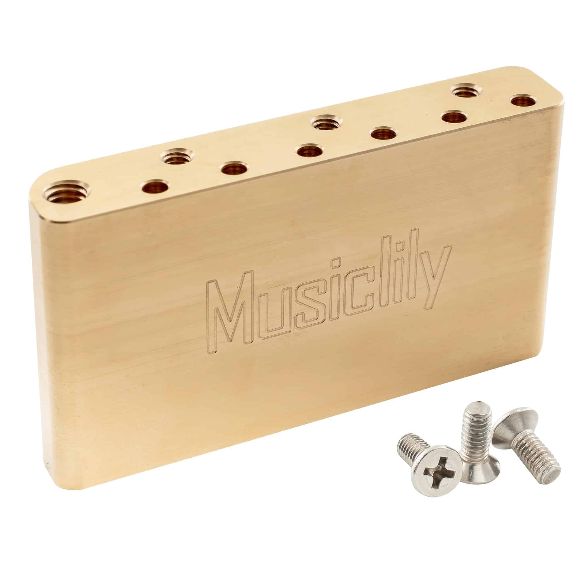 Bloque de Trémolo de Guitarra de Latón Macizo Completo