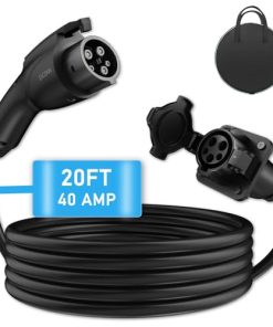 Cable de extensión EVCONN J1772, 20 pies 40A 110V-240V