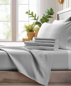Juego de Sábanas Cal King de 4 Piezas Bamboo Bay - Juego de
