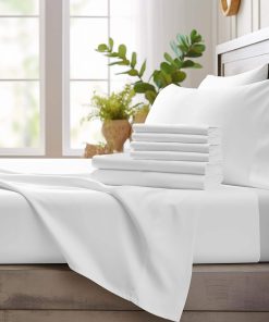 Juego de sábanas Bamboo Bay de 6 piezas para cama Twin -