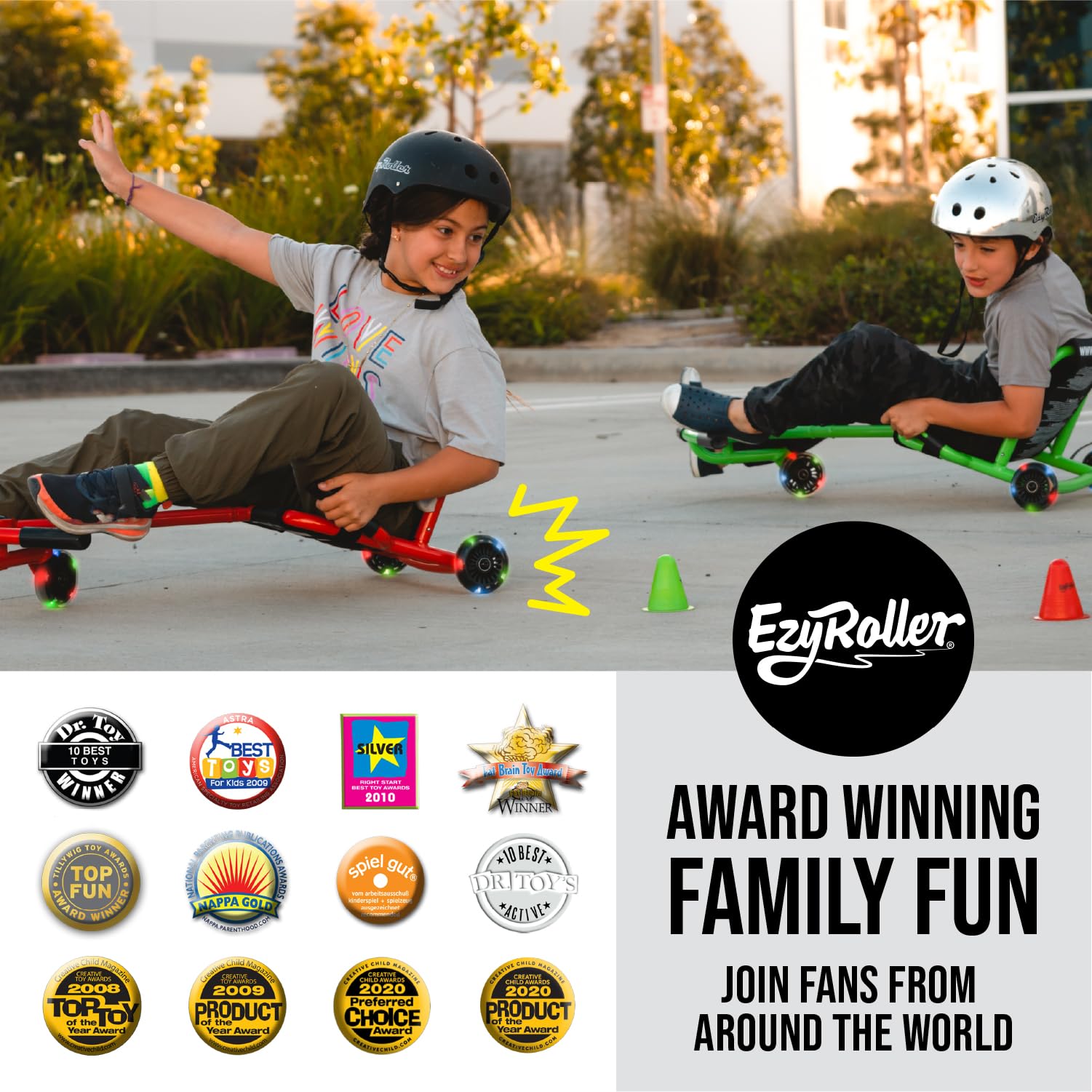 EzyRoller Classic Patineta para Niños Edades 4+ LED Edición - Imagen 7