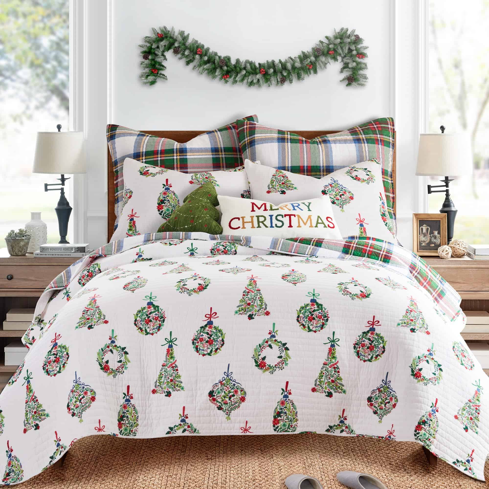 Set de colcha Levtex Home - Festive Baubles - King/Cal King