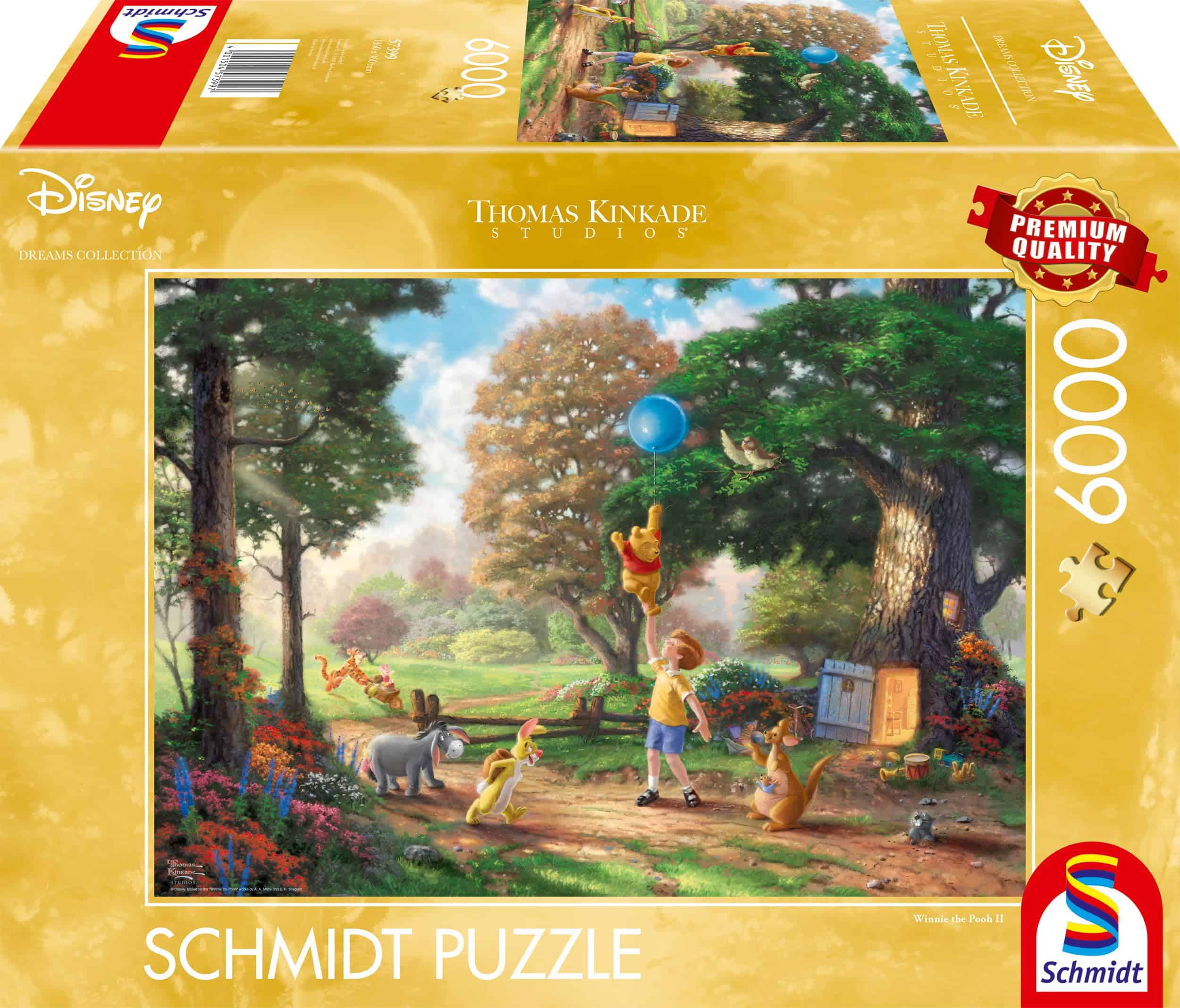 Schmidt Spiele 57399 Thomas Kinkade, Disney, Winnie The