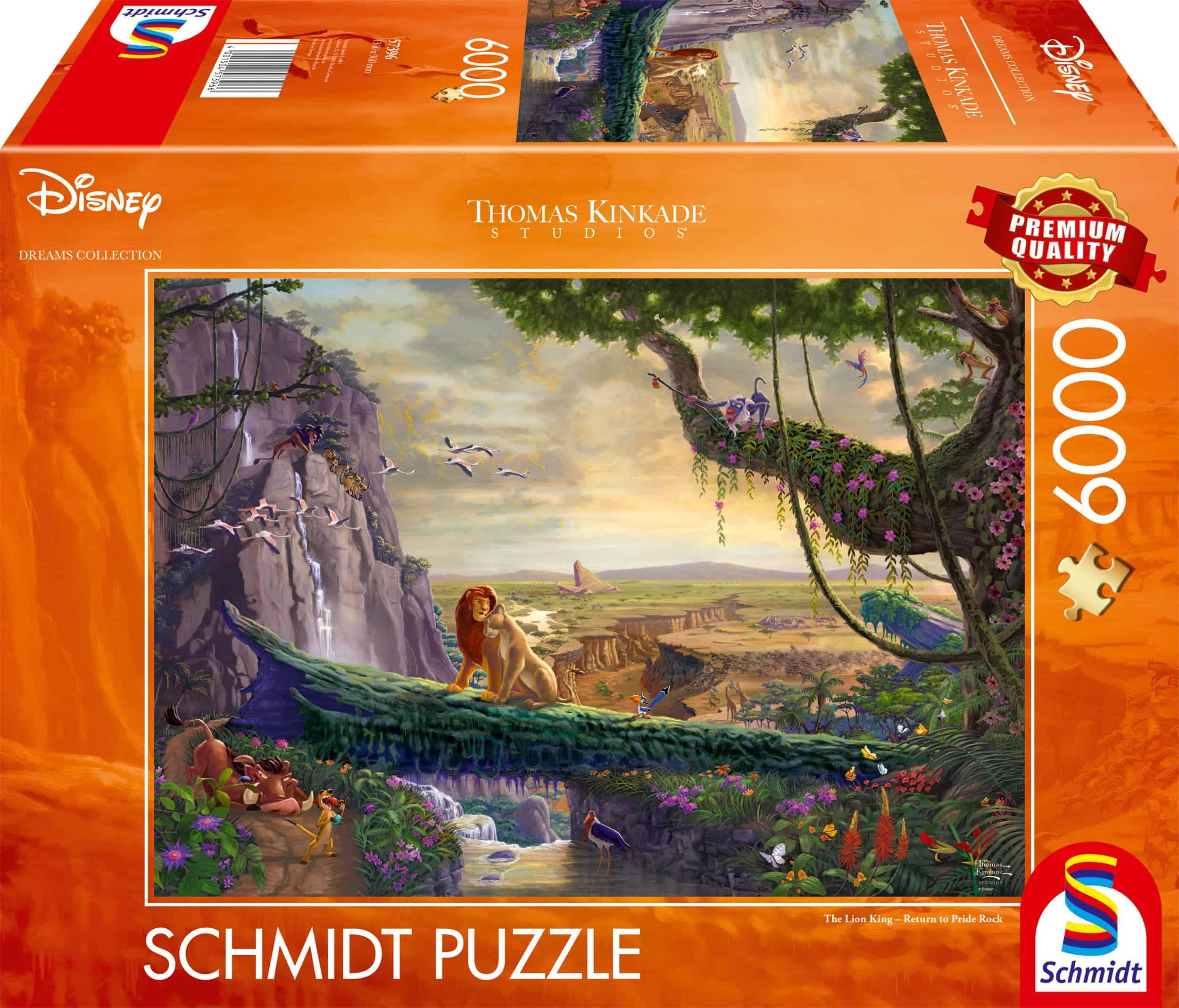 Rompecabezas Schmidt Spiele 57396 Thomas Kinkade, Disney,