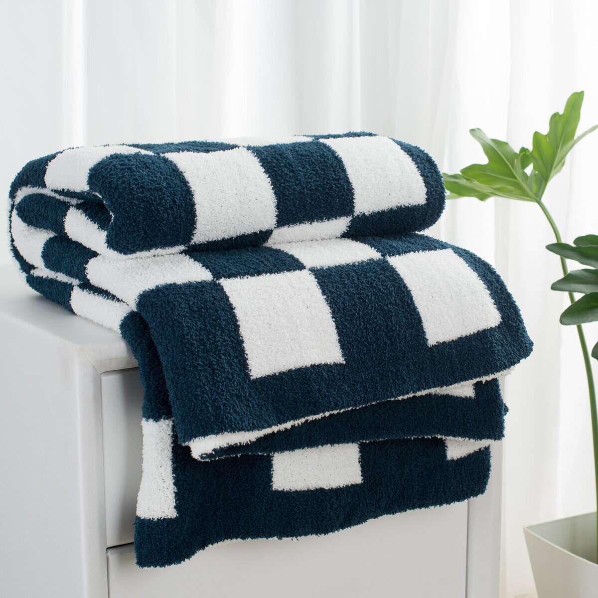 Manta a Cuadros Carriediosa 60" X 80" Twin, 400GSM