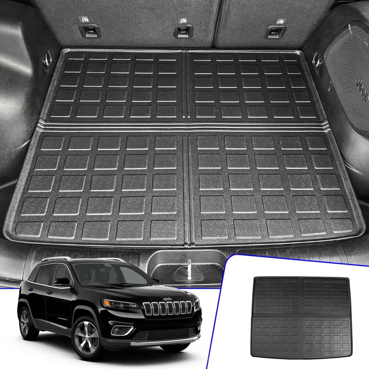 Tapete de carga Rongtaod compatible con Jeep Cherokee