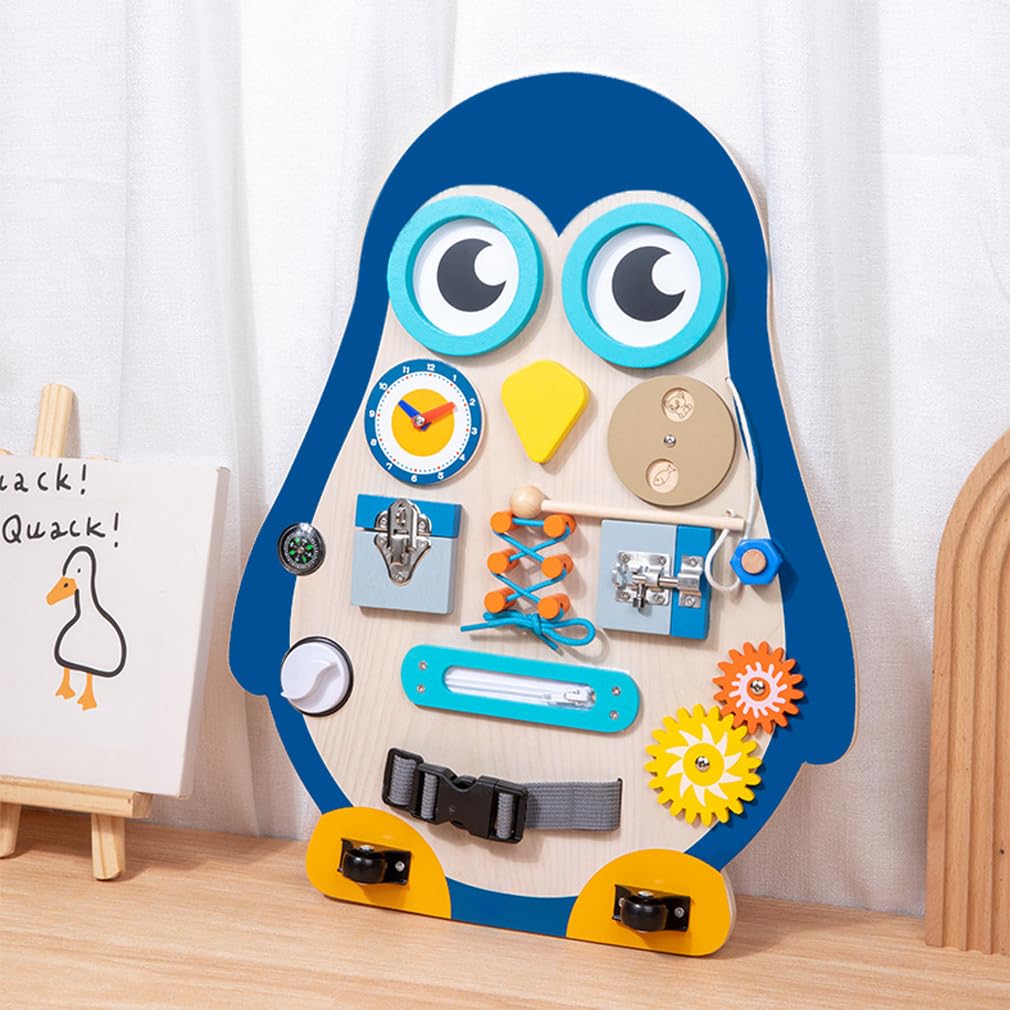 Tablero de Actividades de Pingüino para Niños Pequeños, - Imagen 9