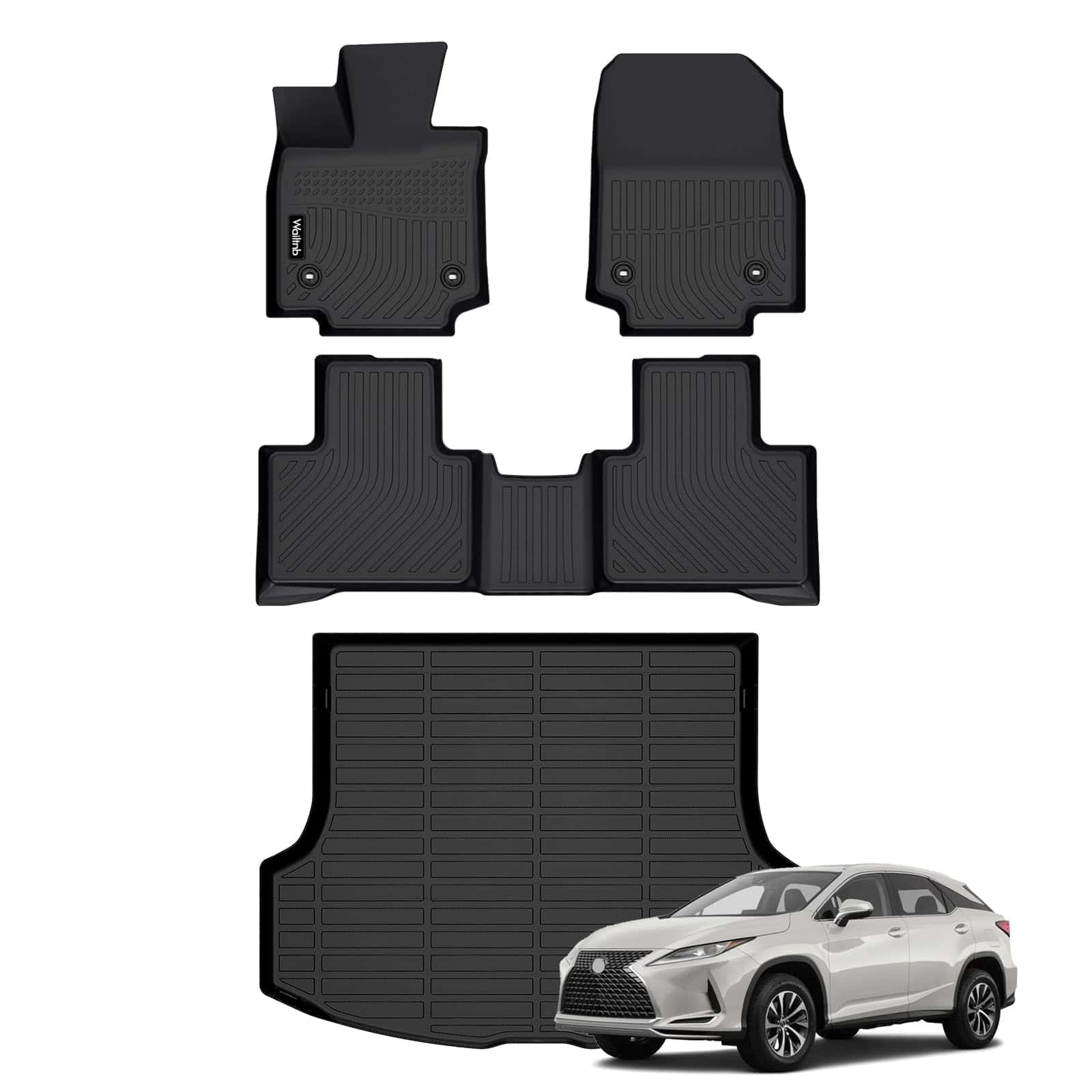 Conjunto de Tapetes para Pisos de Automóvil y Forro de