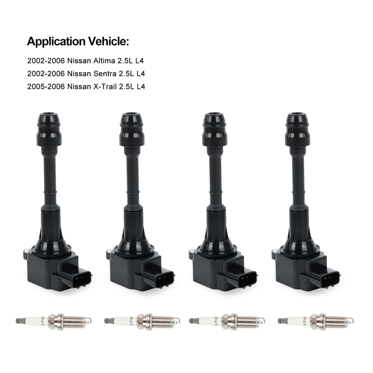 DEEGOOLY 4PCS UF350 Pack de Bobinas de Encendido & Bujías - Imagen 4