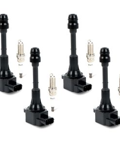 DEEGOOLY 4PCS UF350 Pack de Bobinas de Encendido & Bujías