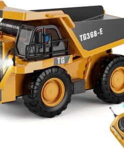 Camión volquete de construcción de juguete con control