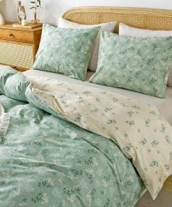 Fundas de Edredón Floral Travan Garden Queen 100% Algodón