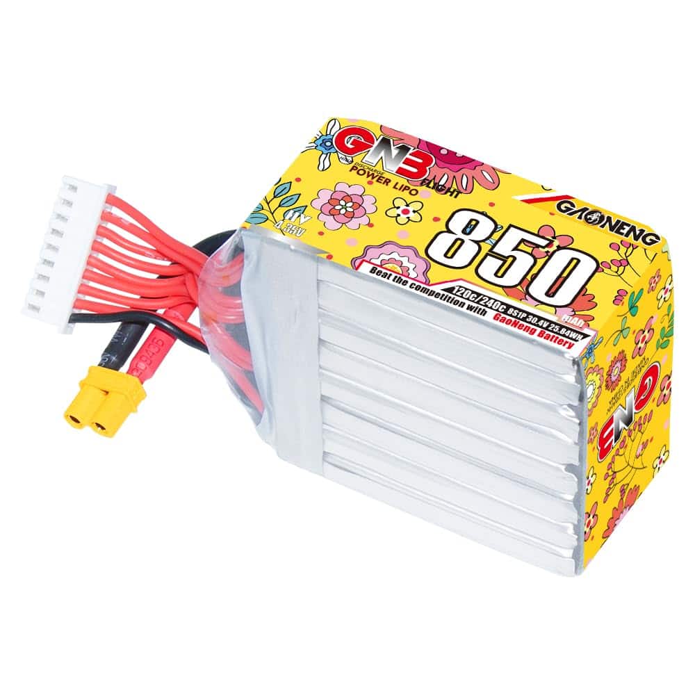 Batería LiPo GAONENG GNB 8S 850mAh 30.4v 120c 240c para