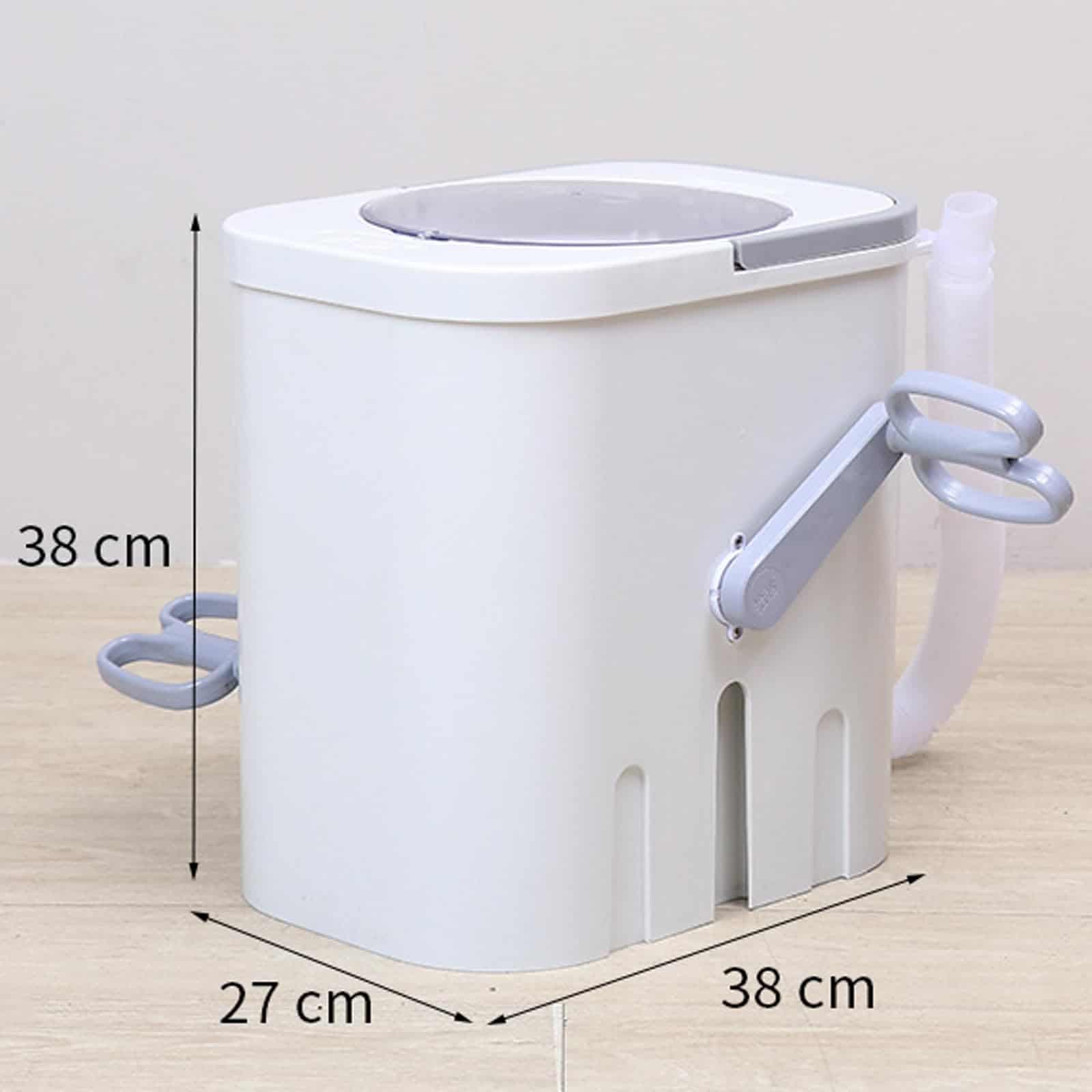 Lavadora Portátil Mini sin Electricidad, Compacta con Pedal - Imagen 8