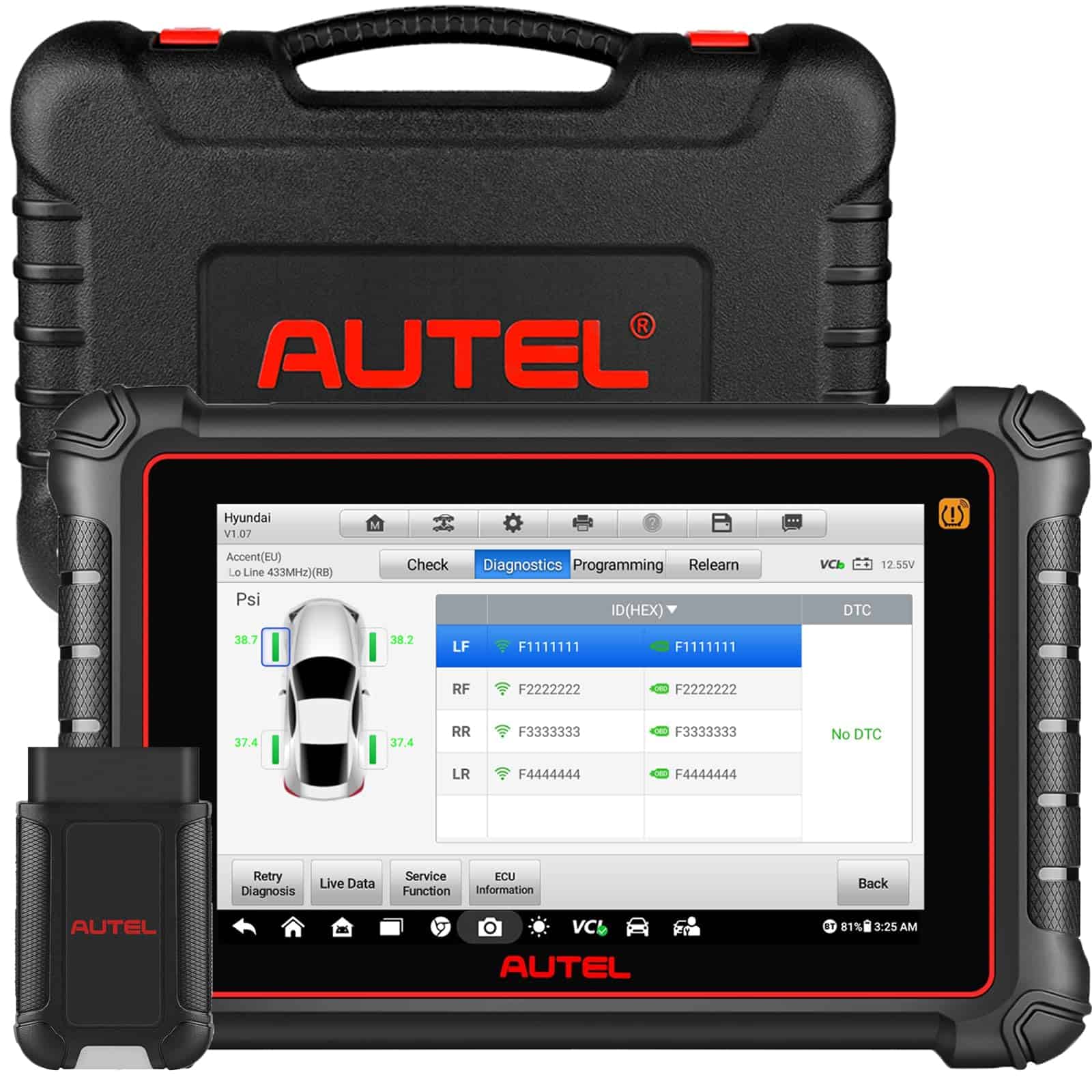 Autel Scanner MaxiPro MP900-TS, 2024 Android 11 ECU Coding