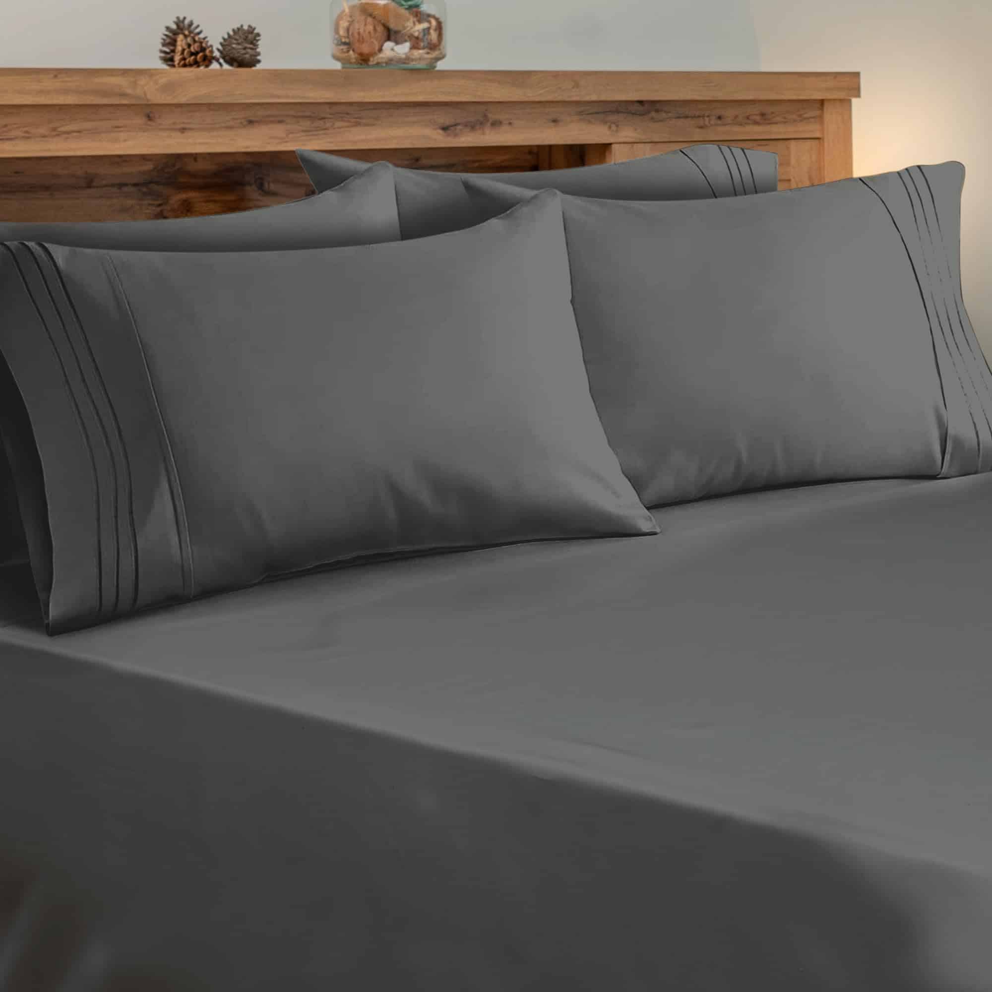 Juego de sábanas queen size Calimartz - 6 piezas de sábanas