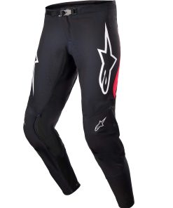 Pantalones de Motocross Alpinestars -Negro/Rojo Berry