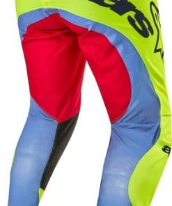 Pantalones de Motocross para Hombre -Azul Claro/Amarillo Flú