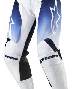 Pantalones de Motocross Alpinestars Racer Hoen -Blanco/Azul