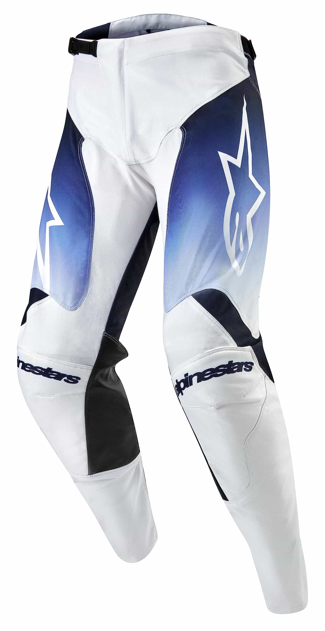 Pantalones de Motocross Alpinestars Racer Hoen -Blanco/Azul