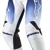 Pantalones de Motocross Alpinestars Racer Hoen -Blanco/Azul