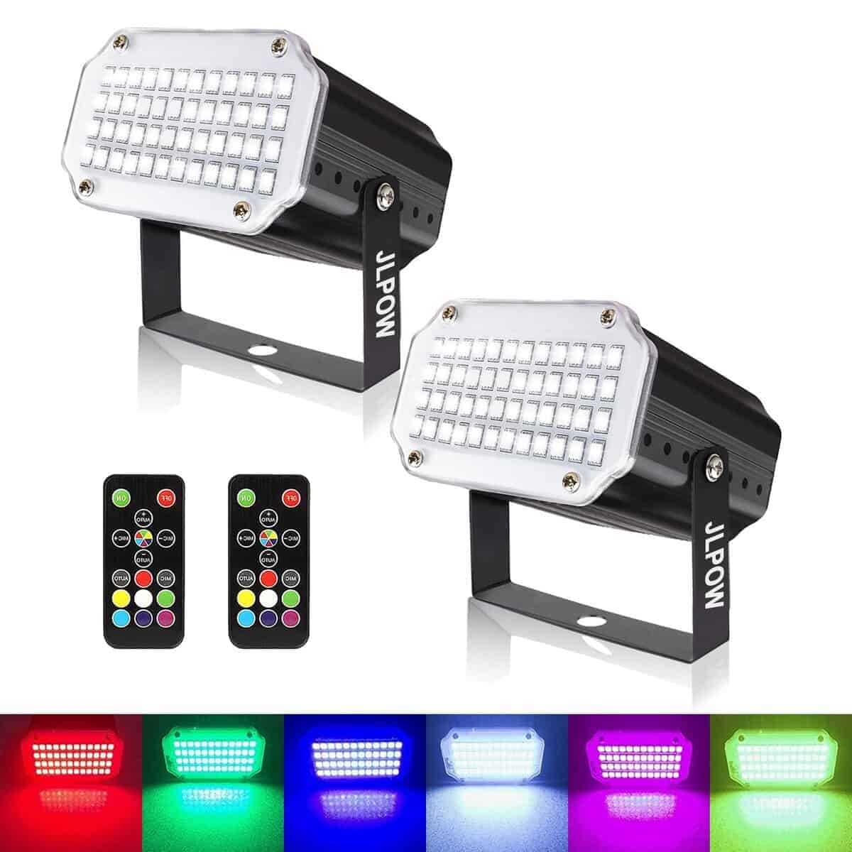 Luces estroboscópicas de Halloween con control remoto,