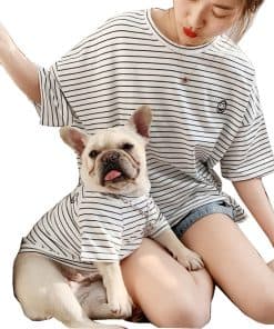 Conjunto de Ropa a Juego para Perros y Dueño, Camisetas de