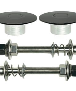 Par (2) Pestillo de Capó de Botón Rápido de 2.5" Hecho en