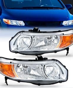Ensamblaje de faros Nilight Compatible con Honda Civic 2006