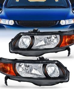Conjunto de Faros Nilight Compatible con Honda Civic 2006