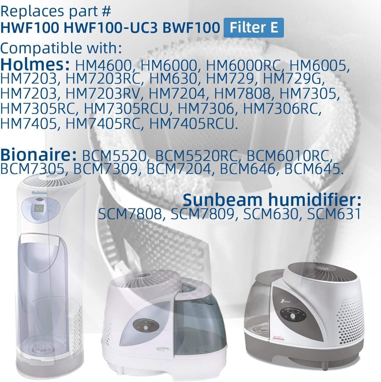 Filtros de Reemplazo para Humidificador HUAWELL Pack de 10 - Imagen 5
