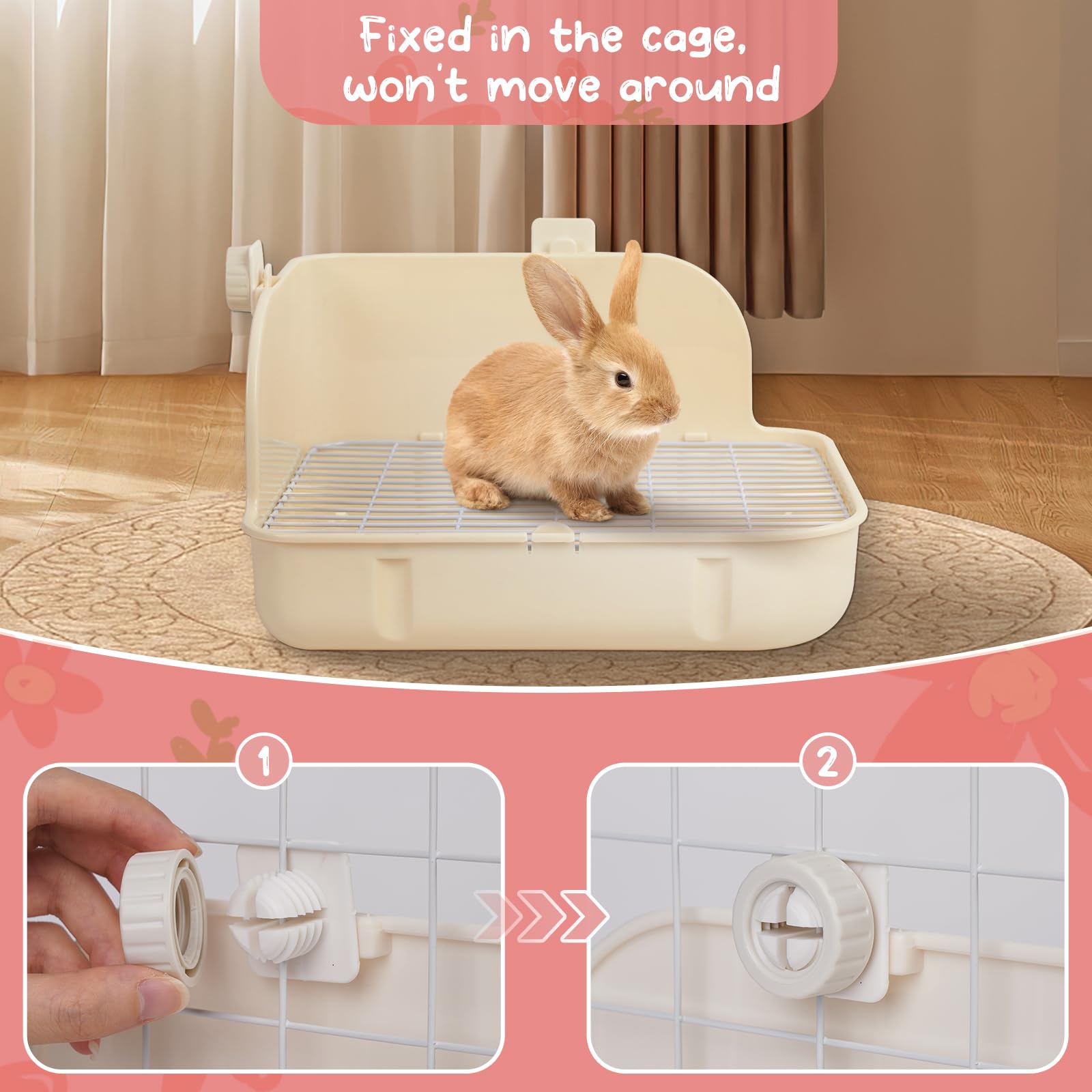 Caja de arena para conejos Humorous.P - Caja de arena de - Imagen 5