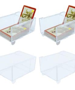 Porta cartas mini claro [4 pack] | Bandejas de