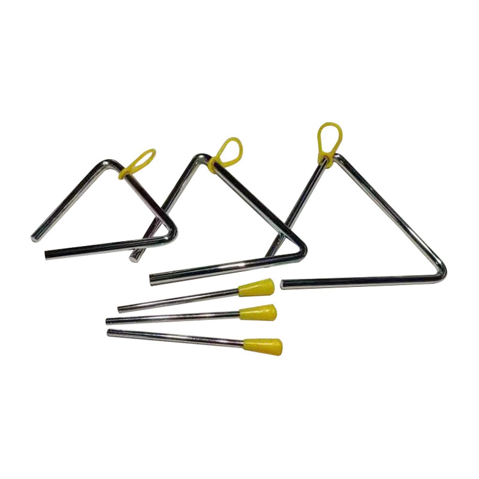 5 Pcs Triángulo de Acero Instrumento de Percusión con - Imagen 7