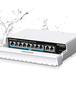 Switch PoE de 8 Puertos Resistente al Agua con 8 Puertos