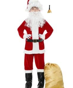 Disfraz de Papá Noel Completo para Niños de Navidad Higen