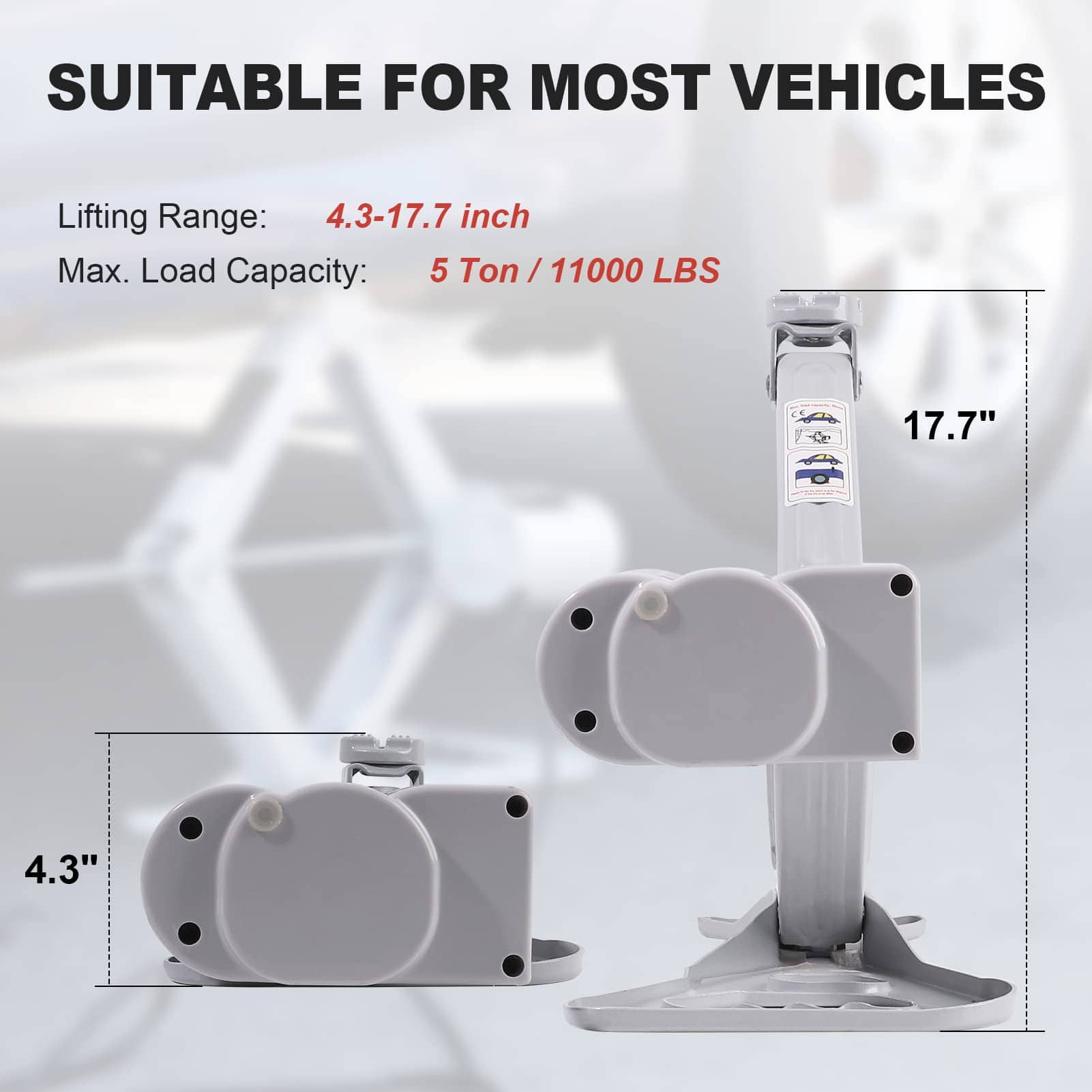 Kit de Gato Eléctrico para Coche de 5 Toneladas TYAYT Todo - Imagen 3