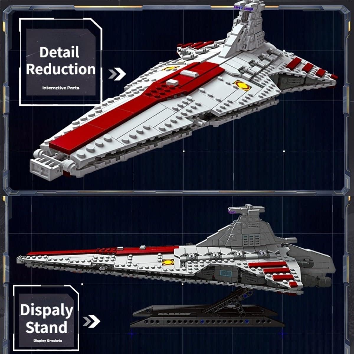 Set de Bloques de Construcción Star Destroyer LALAKIS - - Imagen 4