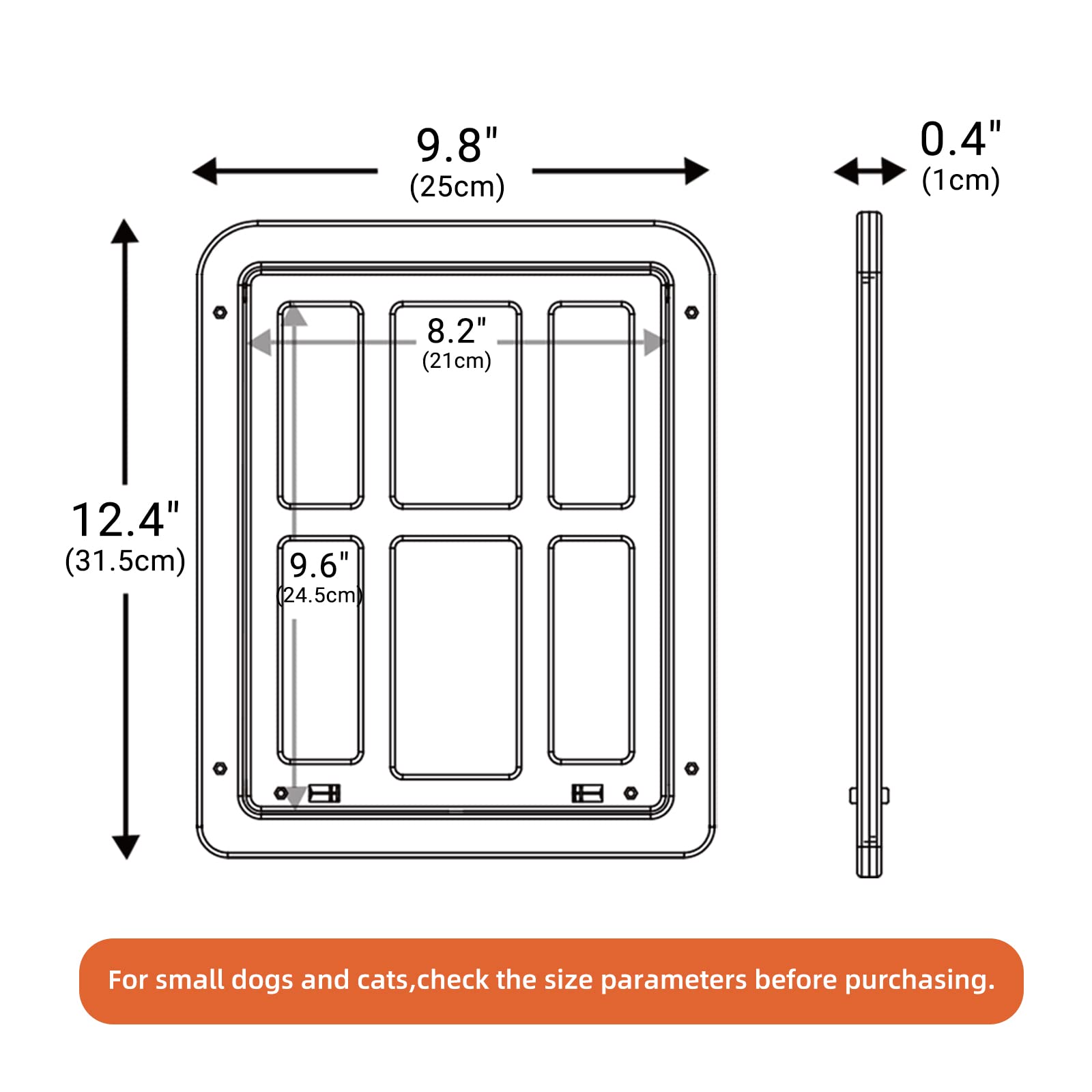 Puerta de Pantalla para Gatos Billionchains para Puerta - Imagen 5