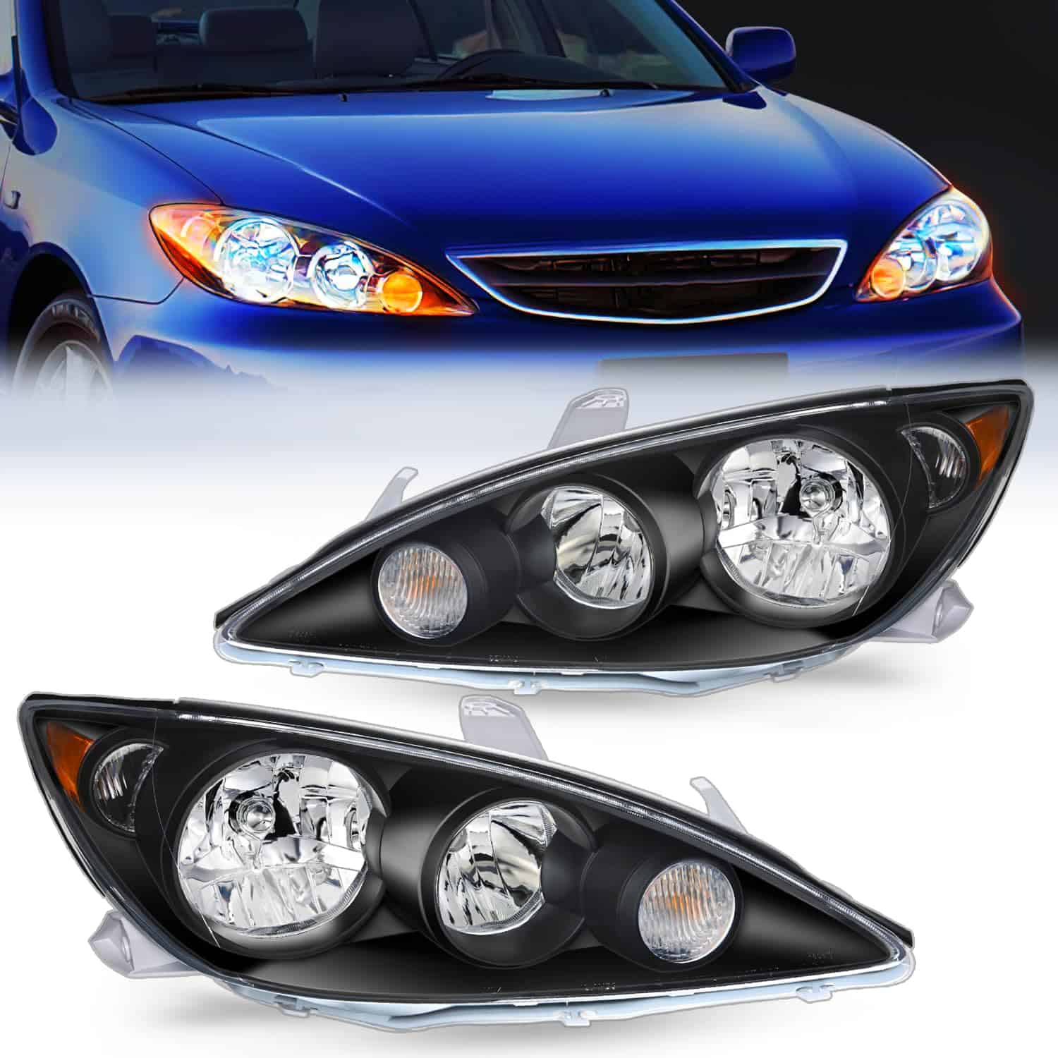 Conjunto de Faros Nilight Compatible con Toyota Camry LE