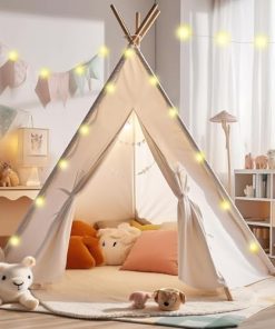 Tienda de Campaña para Niños en Interiores con Luces LED de