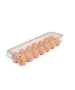 Contenedor de Huevos de Plástico Apilable con Tapa Emeril