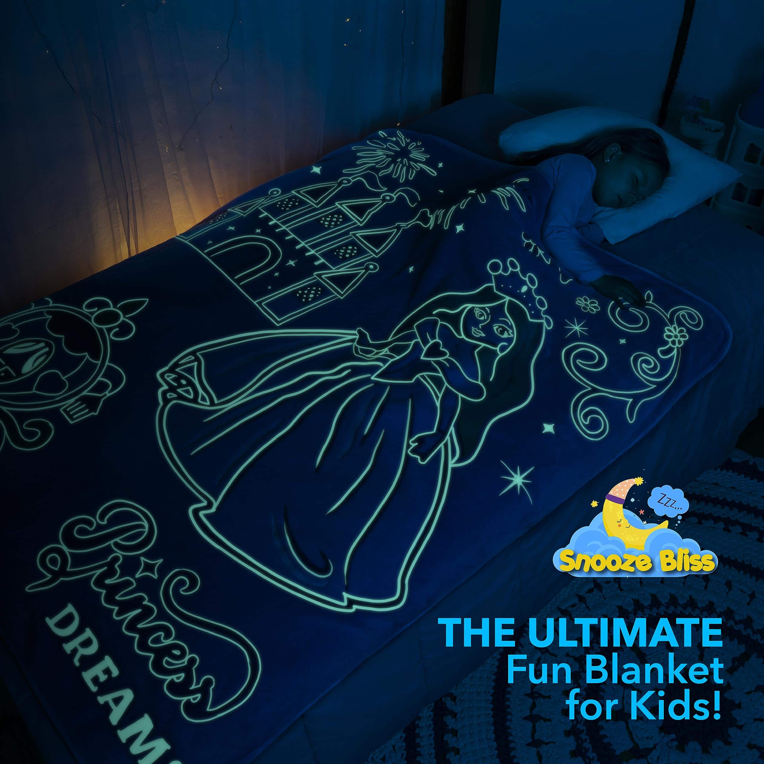 Manta de princesa Snooze Bliss Glow in The Dark - Divertido - Imagen 3