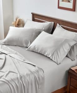 Juego de sábanas de lujo para cama Queen Size de GOKOTTA,