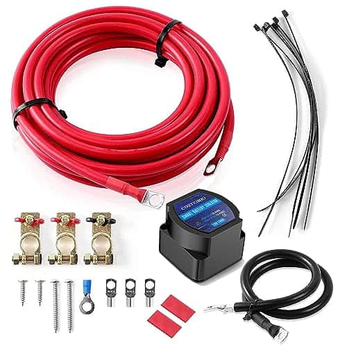 Kit de Interruptor Aislador de Batería Dual de 12V 140Amp a