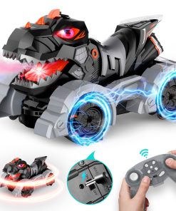Coche de control remoto de dinosaurios, juguetes de