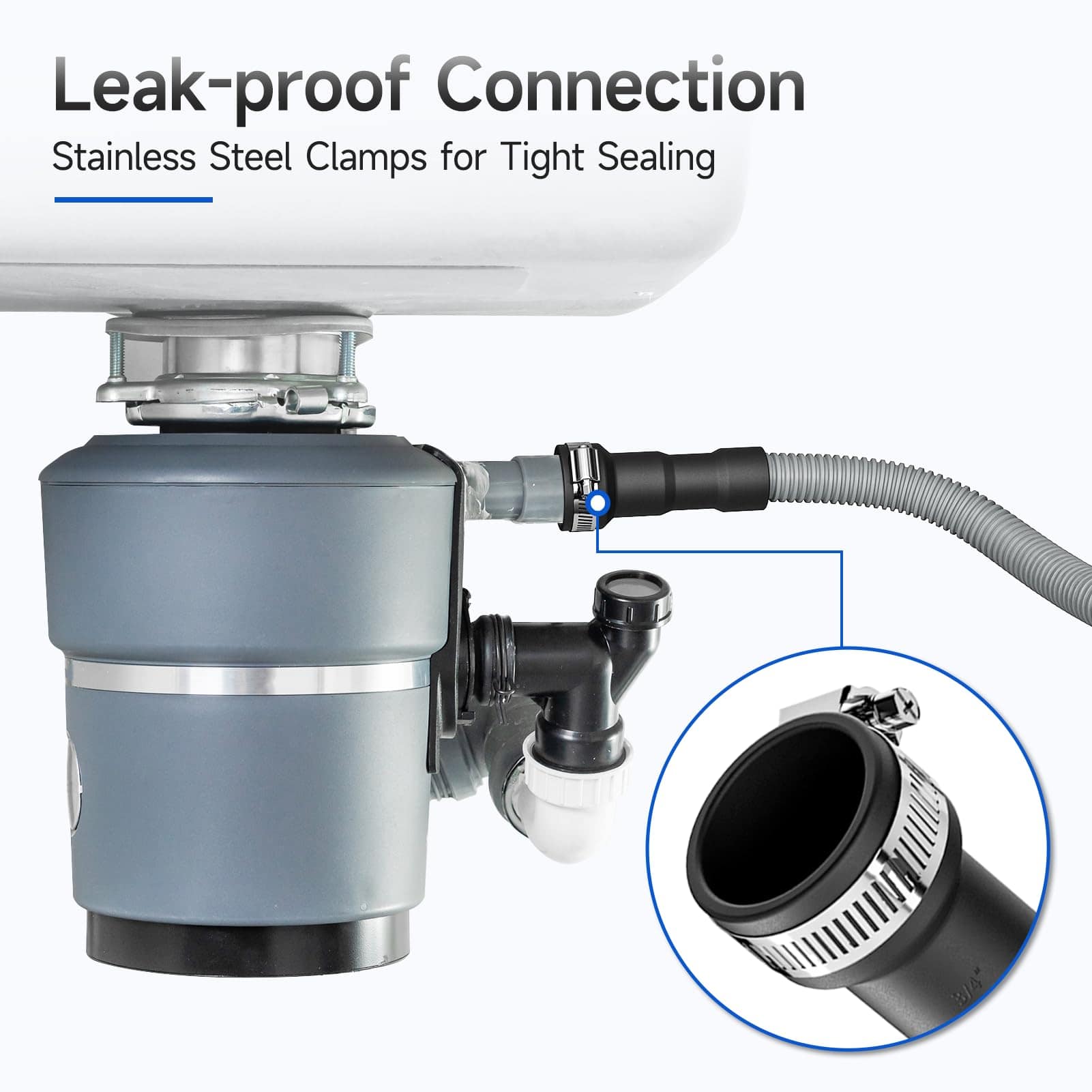 Manguera de desagüe para lavavajillas JUWO de 10 pies, - Imagen 6