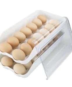 Dispensador de huevos eficiente en espacio para