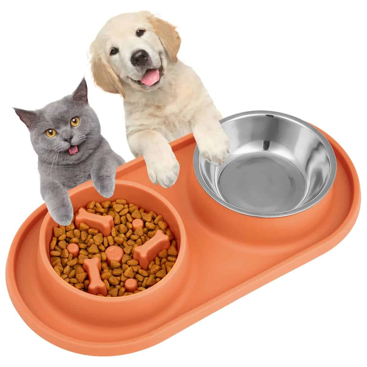 Juego de tazones comederos para perros Leimaq Slow Feeder,