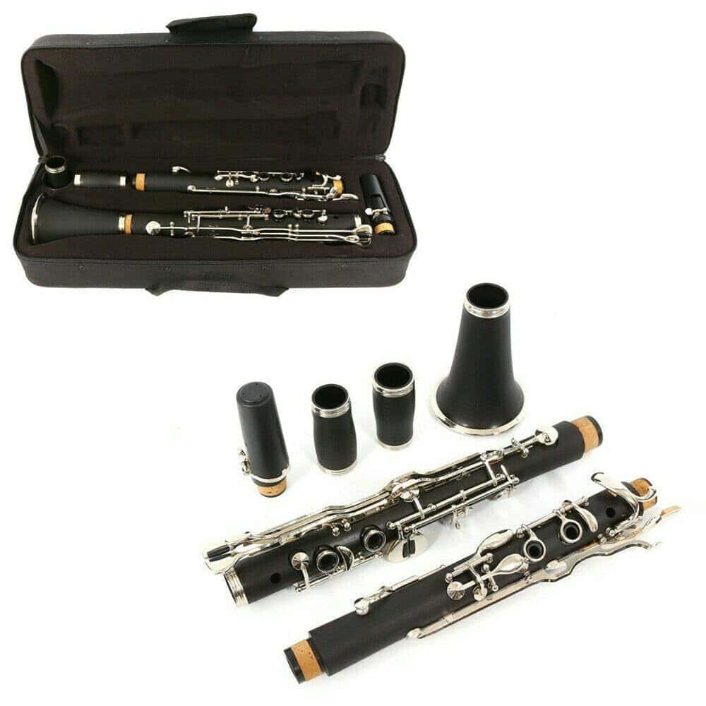 Clarinet WUQIMUSC Profesional en Madera de Ebonita con